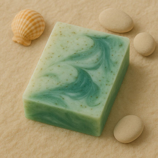 Sabonete artesanal de capim limão e alecrim 110g