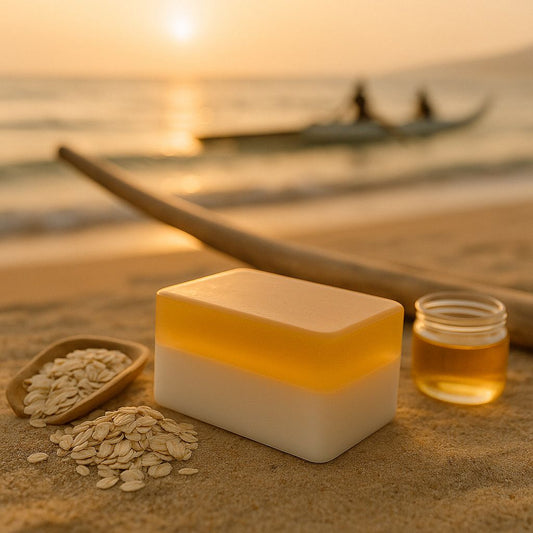 Sabonete artesanal de aveia e mel 120g