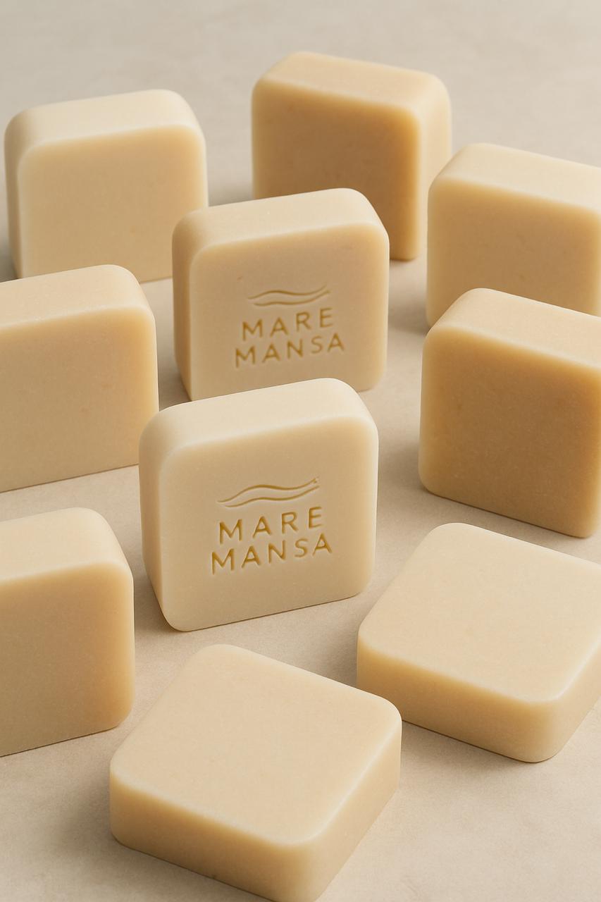 Sabonete artesanal de argila branca 110g