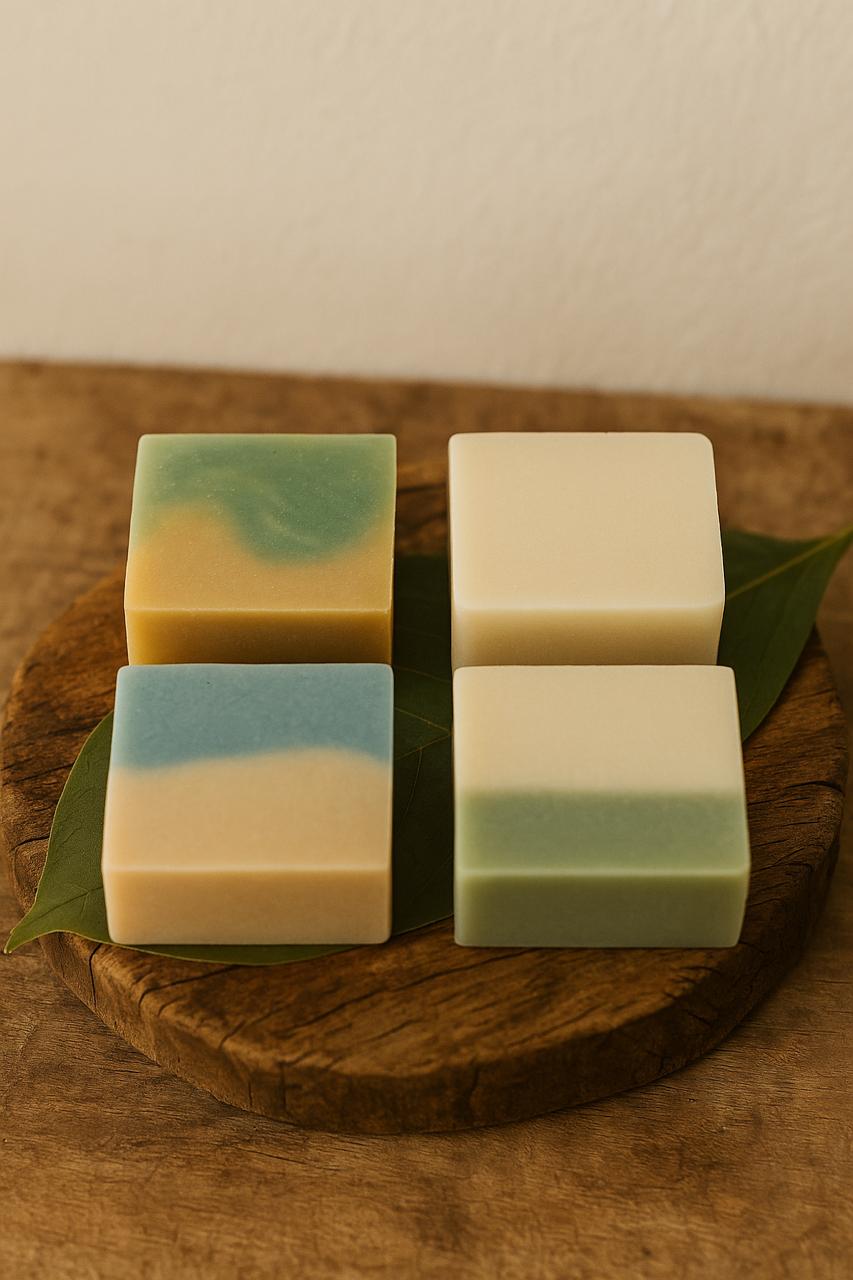 Kit 4 Sabonetes naturais de ARGILAS