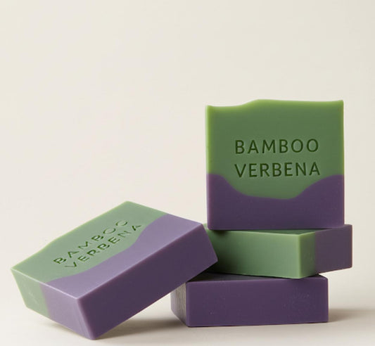 Sabonete artesanal de Verbena & Bamboo