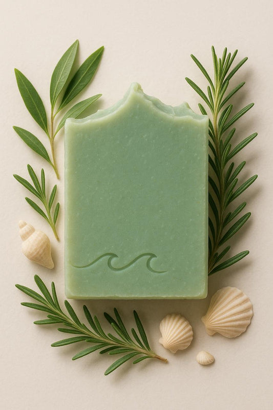 Sabonete artesanal de argila verde